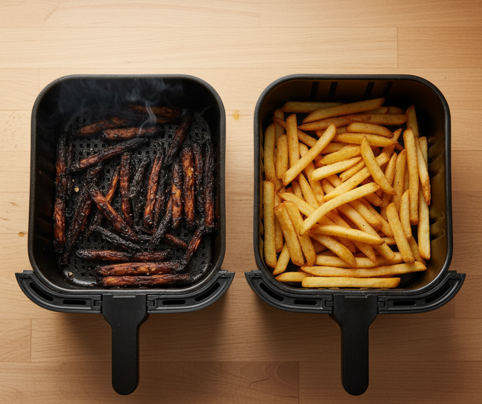 10 najczęstszych błędów w air fryerze (i jak ich uniknąć)