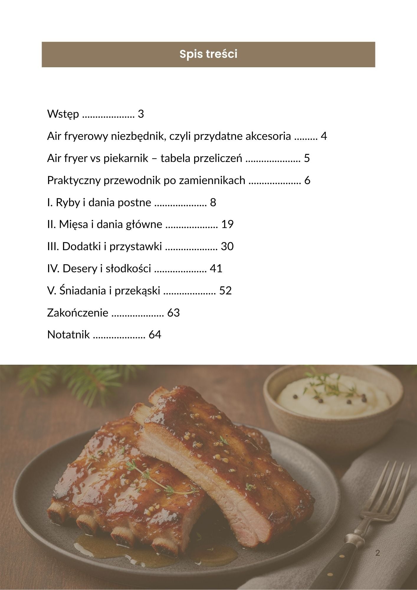 50 świątecznych przepisów do air fryera